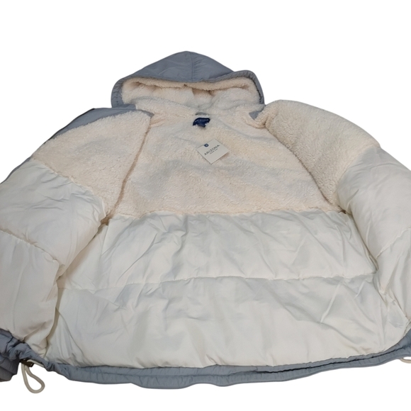 Arizona Jean Co Women's Gray Quilted Hooded Winter Jacket Size X-large NWT - Picture 10 of 13